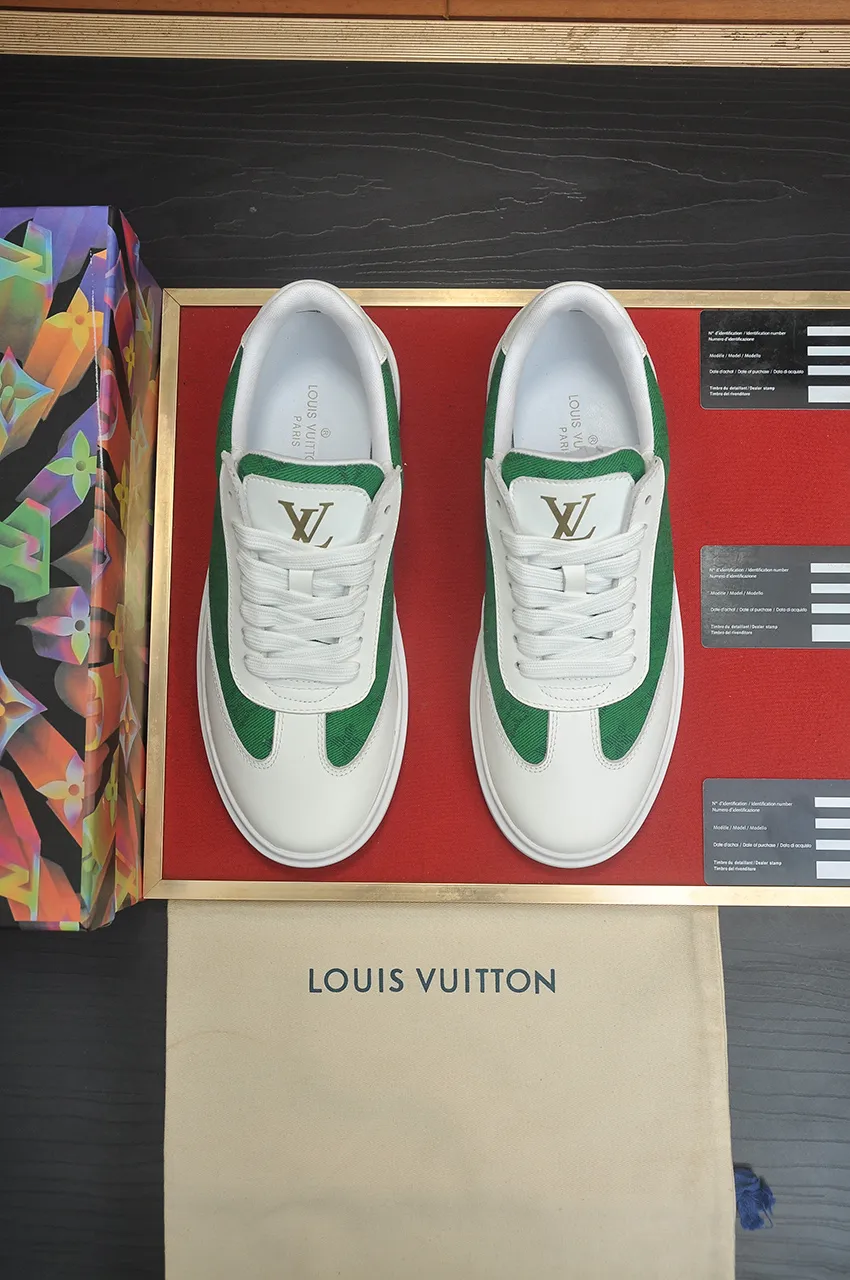 Men's shoes 💰540💶[LOUIS VUITTON] Original order price (water-dyed cowhide lining) new model 🍀LV Louis Vuitton * - top version of LV classic trendy shoes! Made of imported original cowhide, water-dyed cowhide lining, and original wear-resistant rubber outsole! High quality products! Code number 38-45 (45 is custom-made and cannot be returned or exchanged)